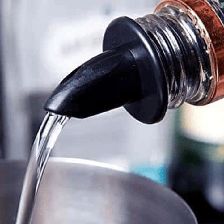 Dosificador Plastico Negro (12 Pcs) Dechef 2