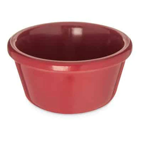 Pocillo Ramekin Rojo 44Ml (12 Pcs) Dechef 1