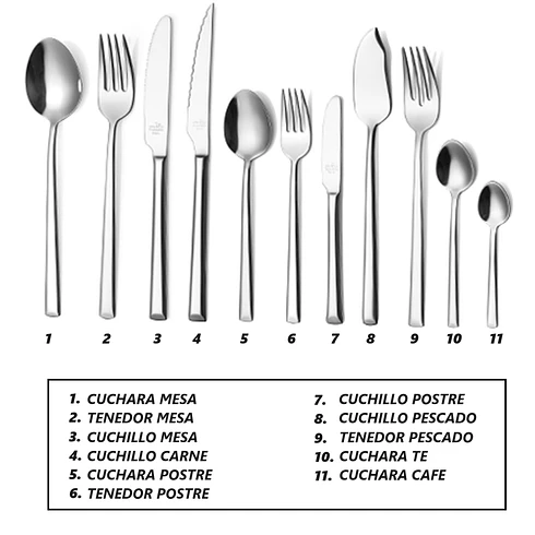 Alexandria Cuchillo Postre X 12 Unidades 2