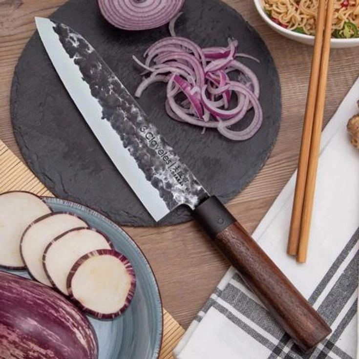 Cuchillo Osaka Santoku 18Cm Tres Claveles 2