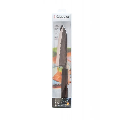 Cuchillo Osaka Santoku 18Cm Tres Claveles 3