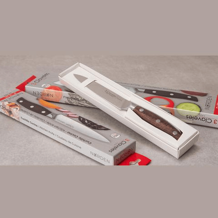 Cuchillo Forjado Norden 13Cm Cocina Tres Claveles 2