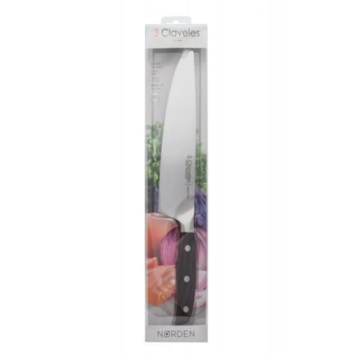 Cuchillo Forjado Norden 20Cm Cocinero Tres Claveles 2
