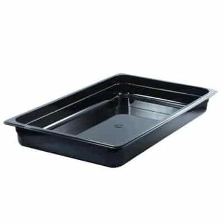 Recipiente Gn Policarbonato Negro 1/1 10Cm Dechef 1