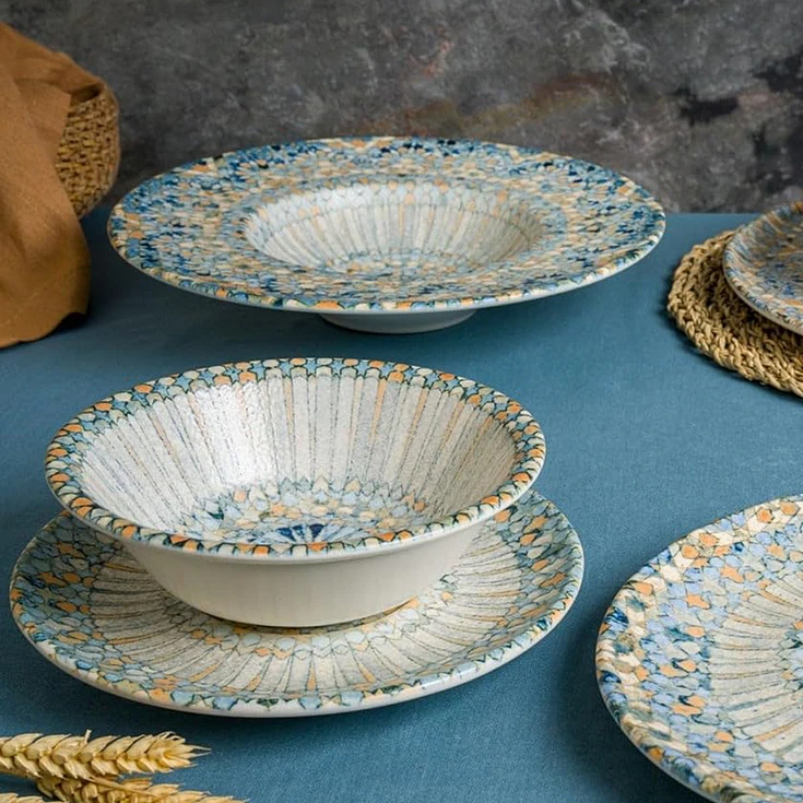 Set Vajilla Bonna Luca Mosaic 16 Piezas 1