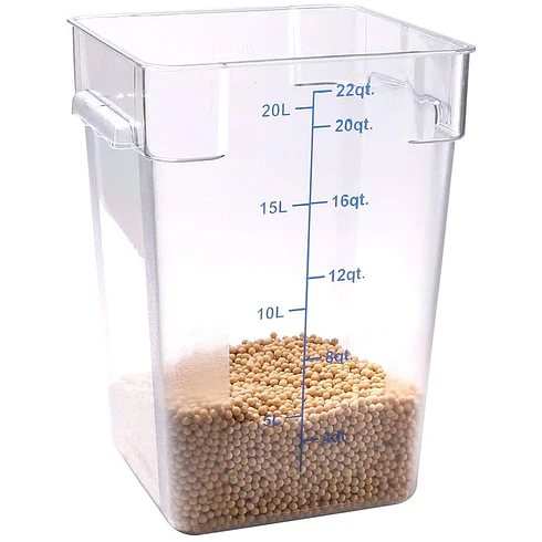 Recipiente Policarbonato 22Qt Sin Tapa Dechef 2