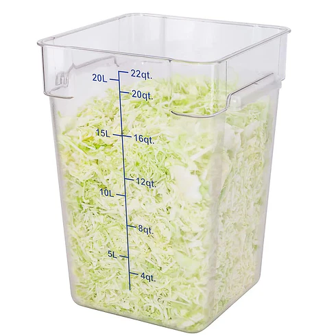 Recipiente Policarbonato 22Qt Sin Tapa Dechef 3
