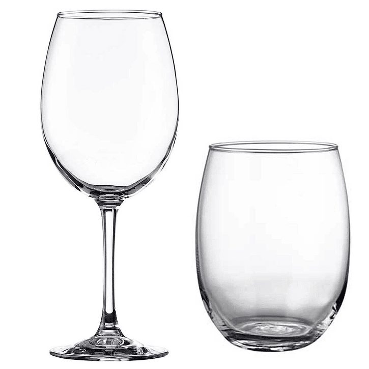 Vicrila Copa Pinot 580Ml + Vaso 470 Ml (Set 12 Pcs) 1
