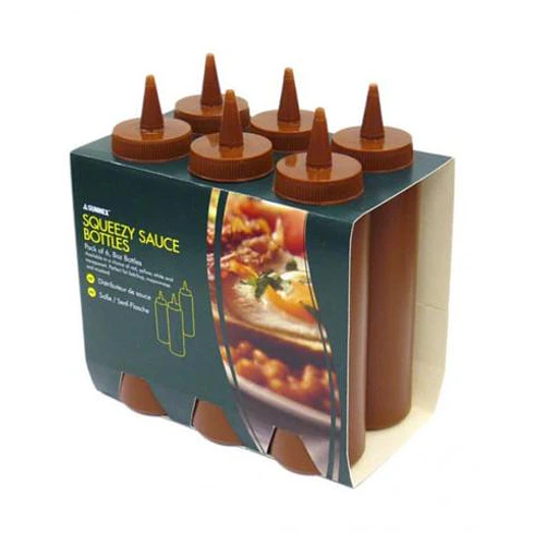 Botella Salsas 240 Ml (6 Pcs) Sunnex 1