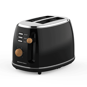 Tostador Desing 2 rebanadas Negro EasyWays