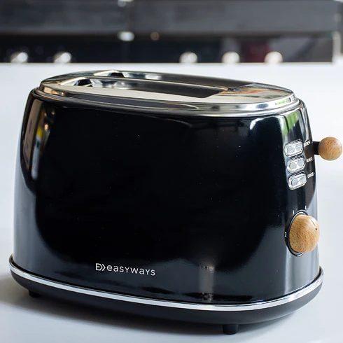 Tostador Desing 2 rebanadas Negro EasyWays 3