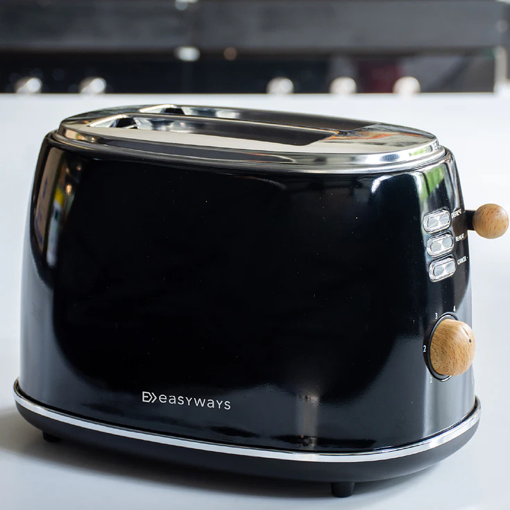 Tostador Desing 2 rebanadas Negro EasyWays 3