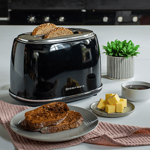 Tostador Desing 2 rebanadas Negro EasyWays