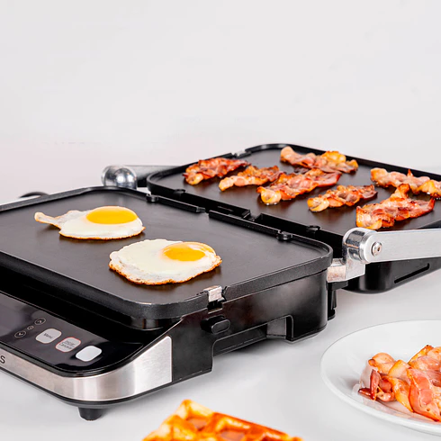 Plancha parrilla, Waffles, Sandwich, Panini Grill 3 en 1 EasyWays 2
