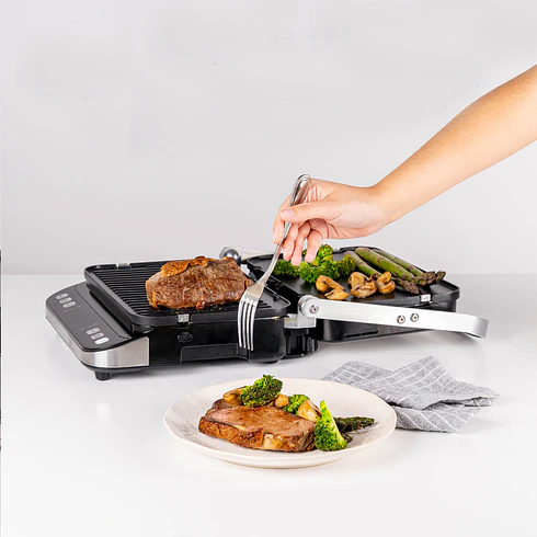 Plancha parrilla, Waffles, Sandwich, Panini Grill 3 en 1 EasyWays 4