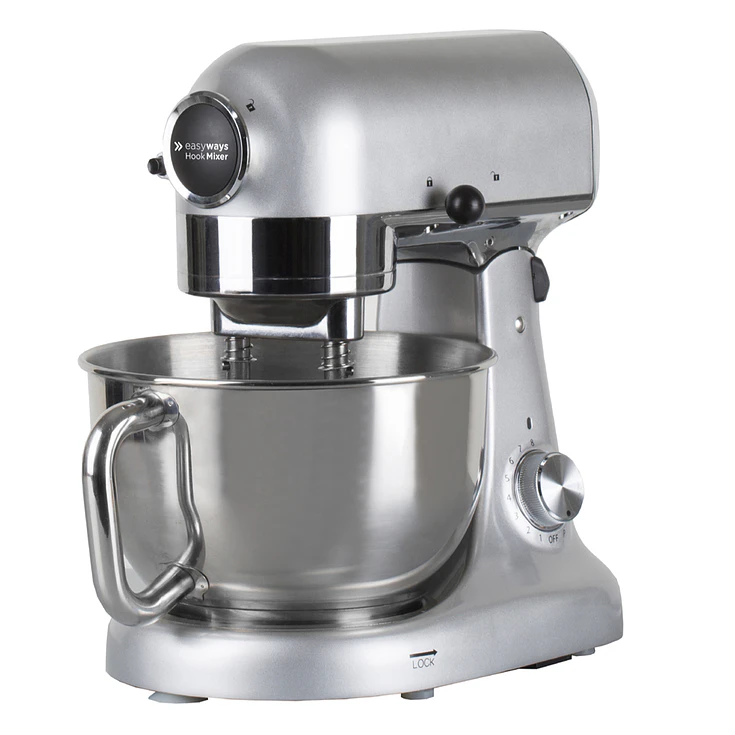 Batidora de Pedestal Hook Mixer Silver 4, 7Lt EasyWays 1