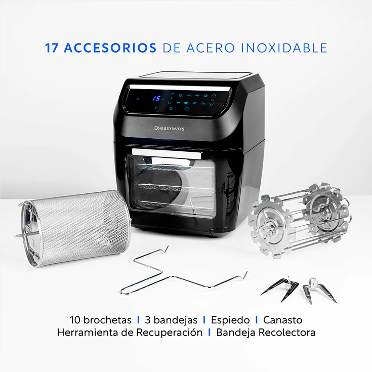 Freidora de Aire Air Fryer Plus 11.6 L EasyWays 5