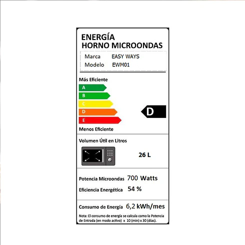 Microondas 25 Litros MaxPower EasyWays 5