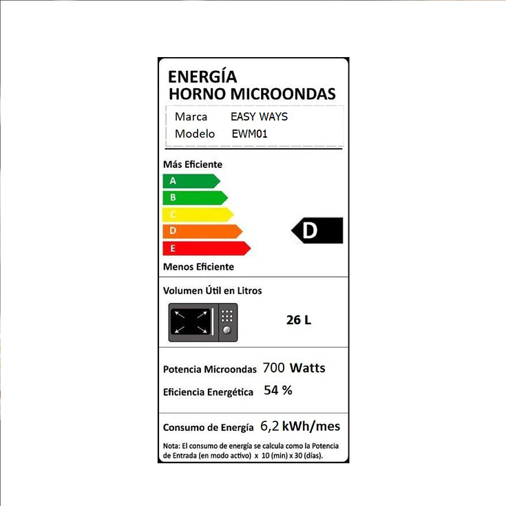 Microondas 25 Litros MaxPower EasyWays 5
