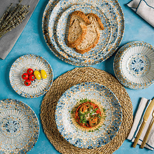 Bonna Luca Mosaic Plato 21Cm Entrada  