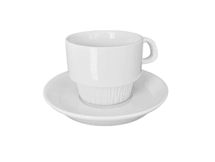 Stratus Classic Taza Te Con Platillo (6 Pcs)