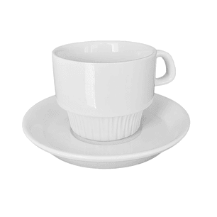 Stratus Classic Taza Te Con Platillo (6 Pcs)