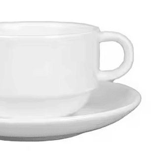 Taza Te 230Ml Con Platillo (6 Pcs)