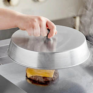 Tapa Aluminio Para Hamburguesa 20Cm Winco