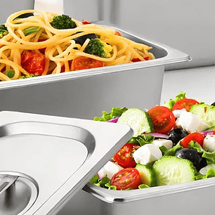 Recipiente GN Acero 1/4 6,5 Cm Aco