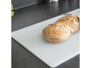 Tabla Cortar Gastronomica Blanca 30X45 Cm