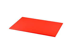 Tabla Cortar Gastronomica Roja 30X45 Cm
