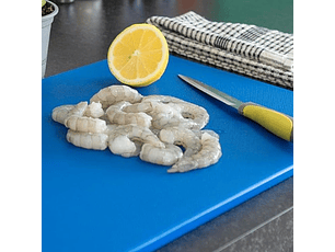 Tabla Cortar Gastronomica Azul 30X45 Cm