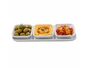 Stratus Bandeja Con 3 Pocillos