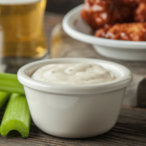 Pocillo Ramekin Blanco  60Ml  (12 Pcs) Dechef 2