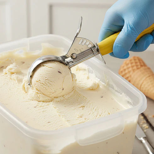 Cuchara Helado #20 Amarillo Dechef 2