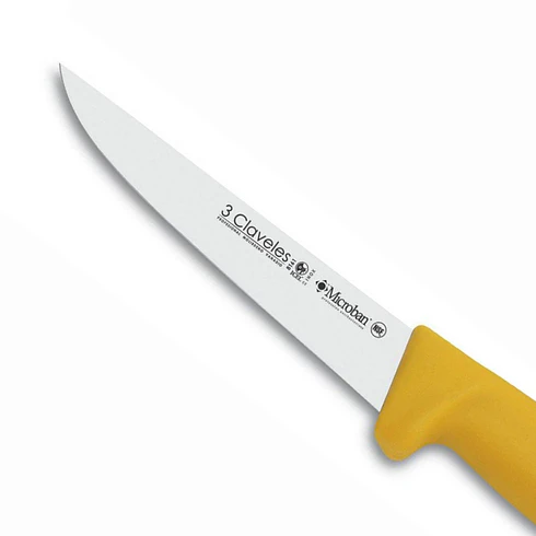 Cuchillo Deshuesador 18Cm Amarillo Tres Claveles 3