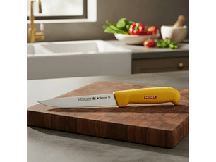 Cuchillo Deshuesador 18Cm Amarillo Tres Claveles