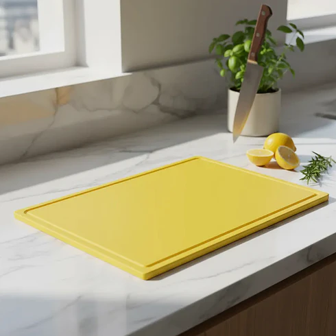 Tabla Cortar Amarilla 45X61X1.3 Cm Dechef 2