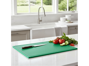 Tabla Cortar Verde 45X61X1.3 Cm Dechef