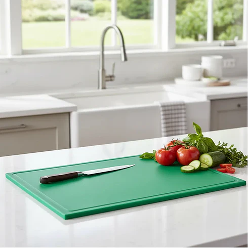 Tabla Cortar Verde 45X61X1.3 Cm Dechef 2