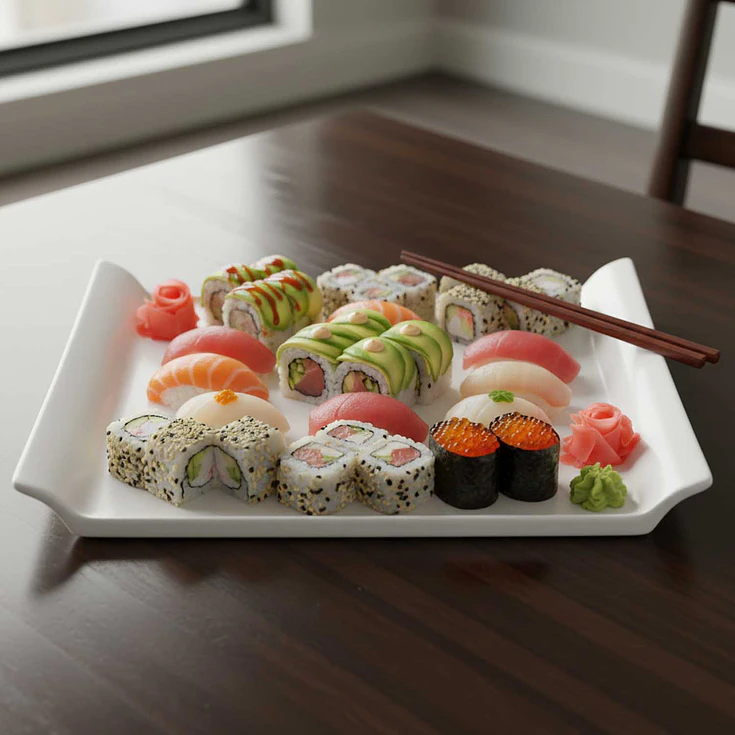 Stratus Bandeja Sushi con Asas 27Cm 2