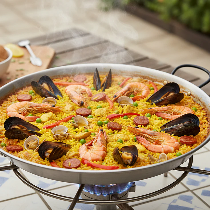 Paellera 42 Cm (10 porciones) La Valenciana  2