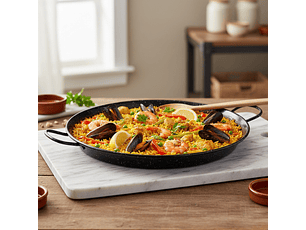 Paellera Esmaltada 28Cm (3 porciones) La Valenciana 