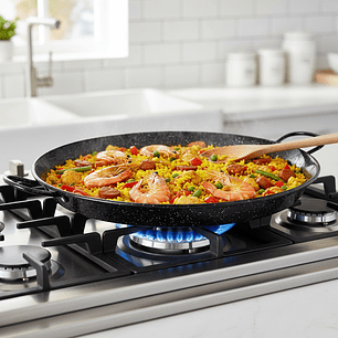 Paellera Esmaltada 34Cm (6 porciones) La Valenciana 