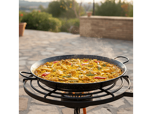 Paellera Esmaltada 50Cm (13 porciones) La Valenciana 