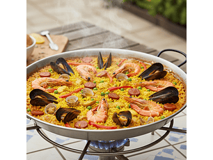 Paellera Esmaltada 60Cm (20 porciones) La Valenciana 