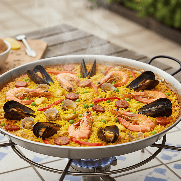 Paellera 50 Cm (13 porciones) La Valenciana  2