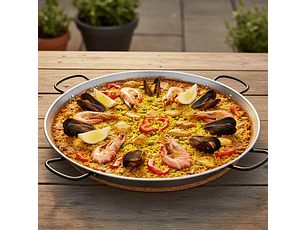 Paellera 80 Cm (40 porciones) La Valenciana 