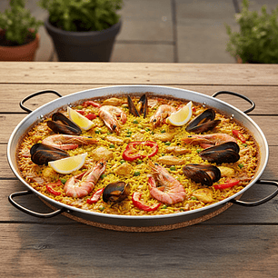 Paellera 80 Cm (40 porciones) La Valenciana 
