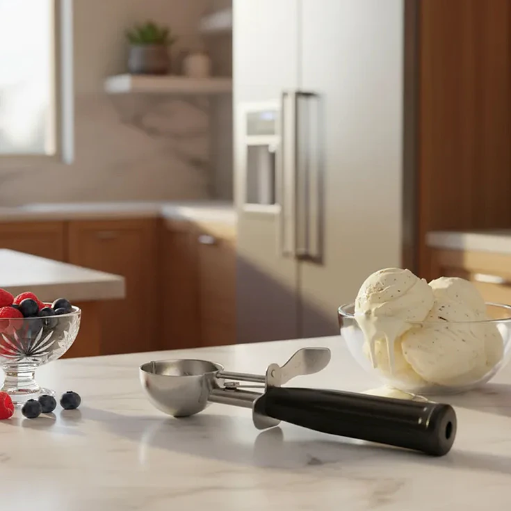 Cuchara Helado #30 Negro Dechef 2